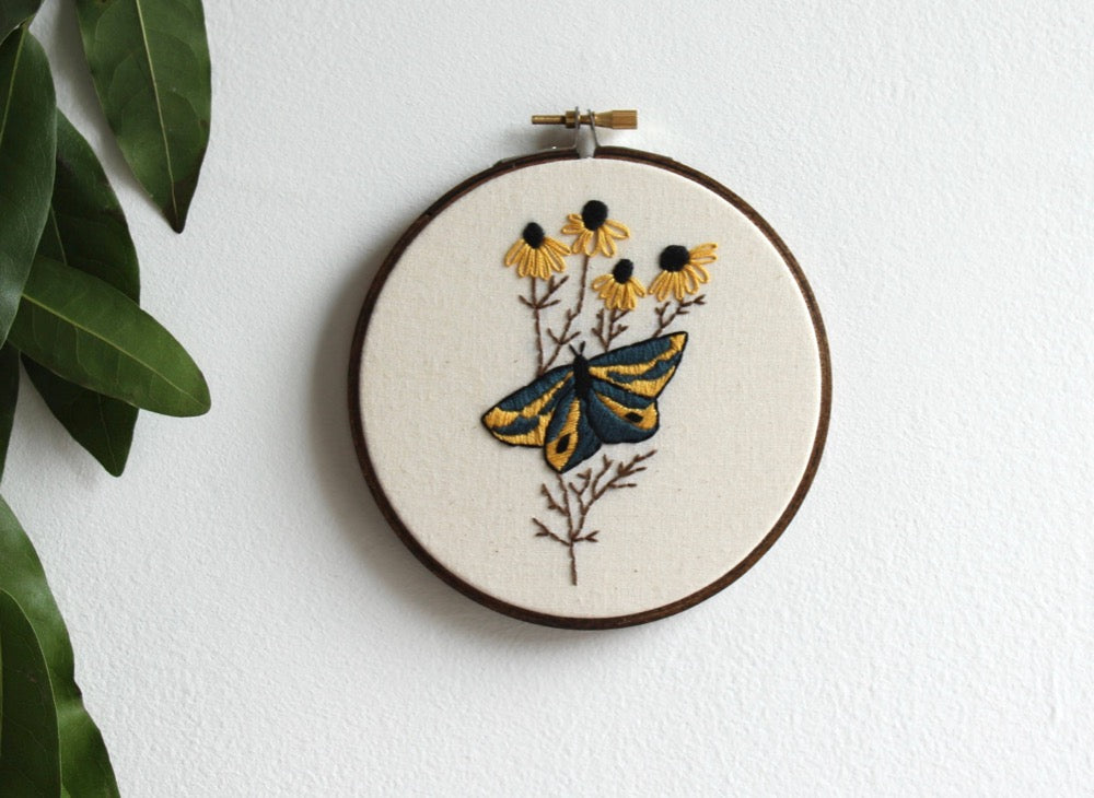 Butterfly - Thistle & Thread Design - Embroidery Kit