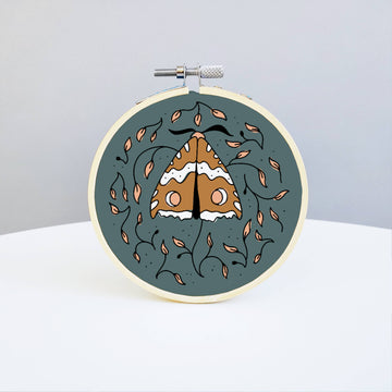 Moth - Holly Oddly - Embroidery Kit