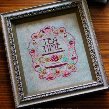 Tea Time - Cross Stitch Pattern - The Frosted Pumpkin Stitchery - Cross Stitch Pattern