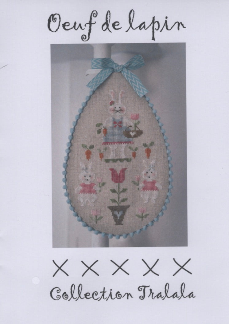 Oeuf de Lapin (Rabbit Egg) - Collection Tralala - Cross Stitch Pattern