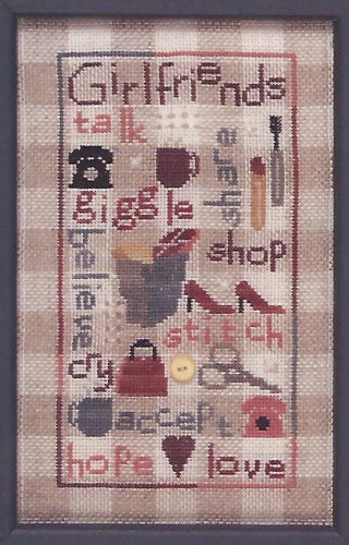 Gingham Girlfriends - Twisted Threads - Cross Stitch Pattern
