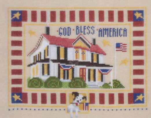 God Bless America - Cross Stitch Pattern