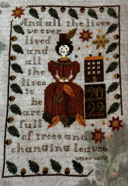 Hare's Seasons: Autumn - The Primitive Hare - Cross Stitch Pattern