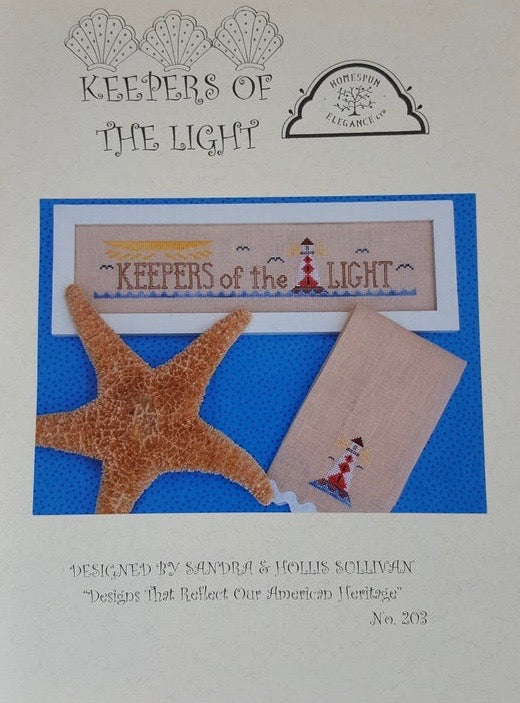 Keepers of the Light - Homespun Elegance - Cross Stitch Pattern