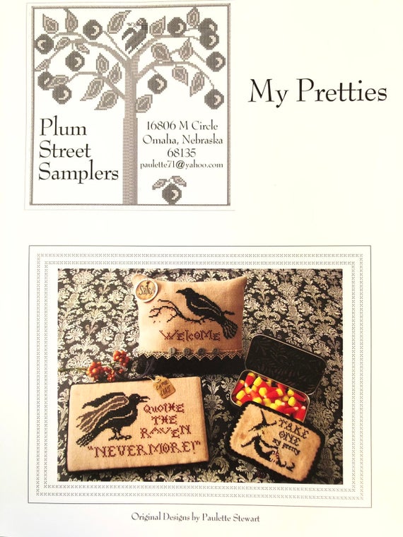 My Pretties - Plum Street Samplers - Cross Stitch Pattern