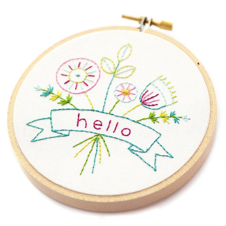 Hello Bouquet - Lolli & Grace - Embroidery Kit