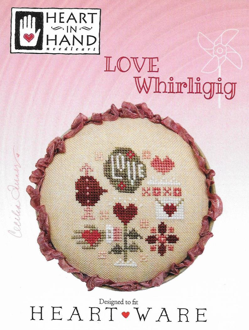 Love Whirligig - Heart in Hand - Cross Stitch Pattern