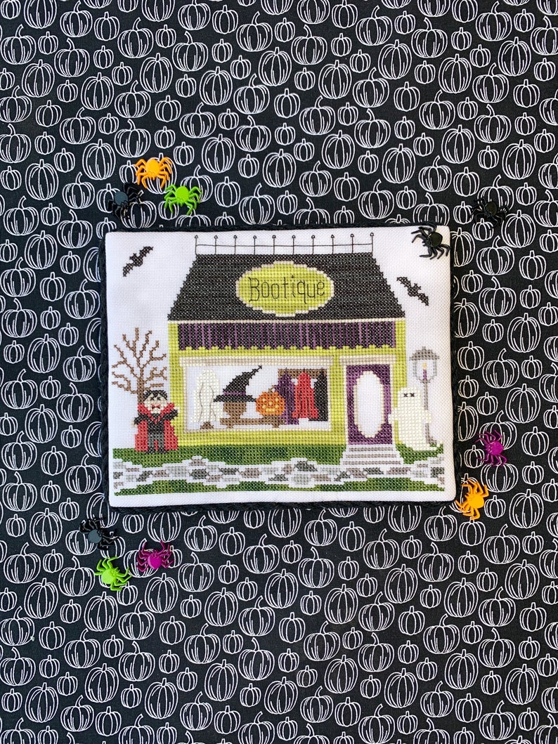 Bootique (Spooky Hollow #10) - Little Stitch Girl - Cross Stitch Pattern