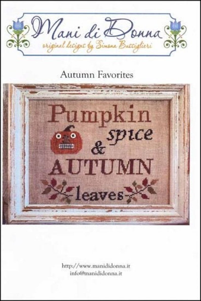 Autumn Favorites - Mani di Donna - Cross Stitch Pattern