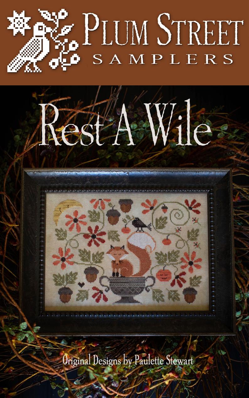 Rest a Wile - Plum Street Samplers - Cross Stitch Pattern