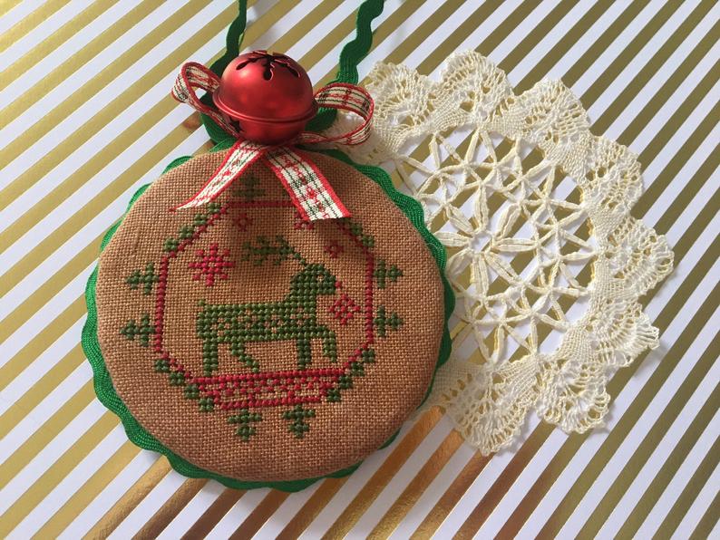 Reindeer (Quirky Quaker) - Darling & Whimsy Designs - Cross Stitch Pattern