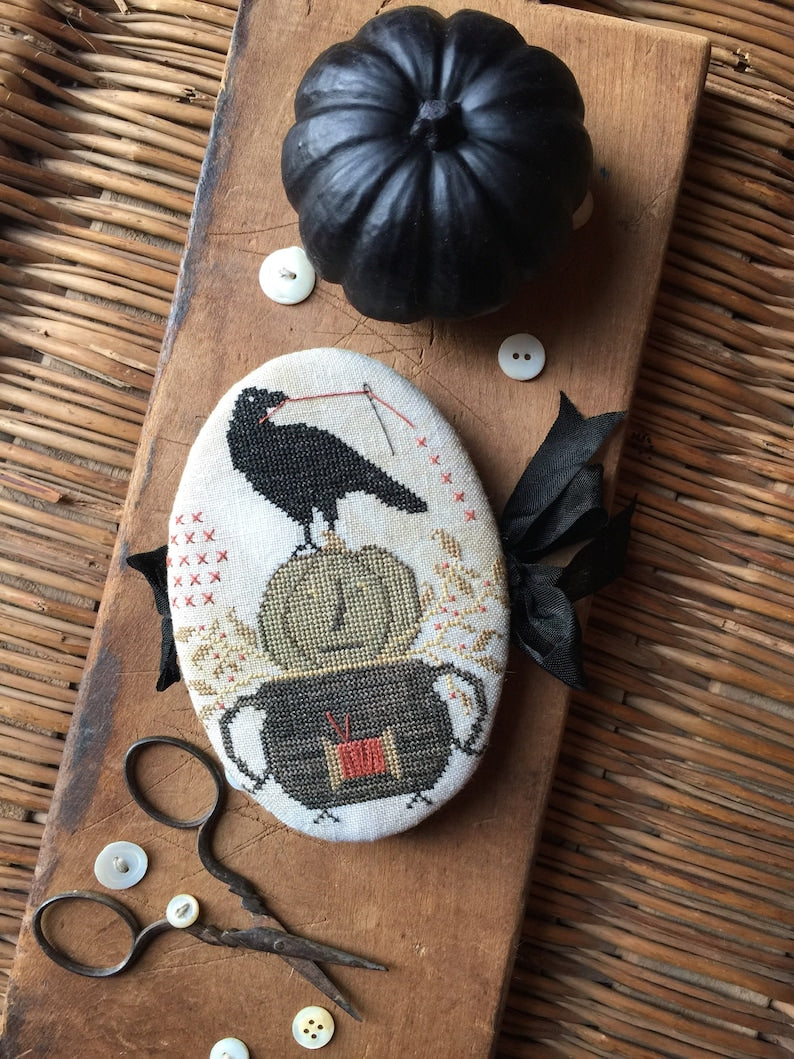 Haunted Stitches Needle Book - Stacy Nash Primitives - Cross Stitch Pattern