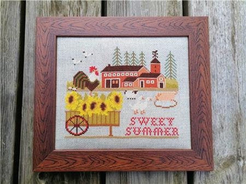 Sweet Summer -  Twin Peak Primitives - Cross Stitch Pattern