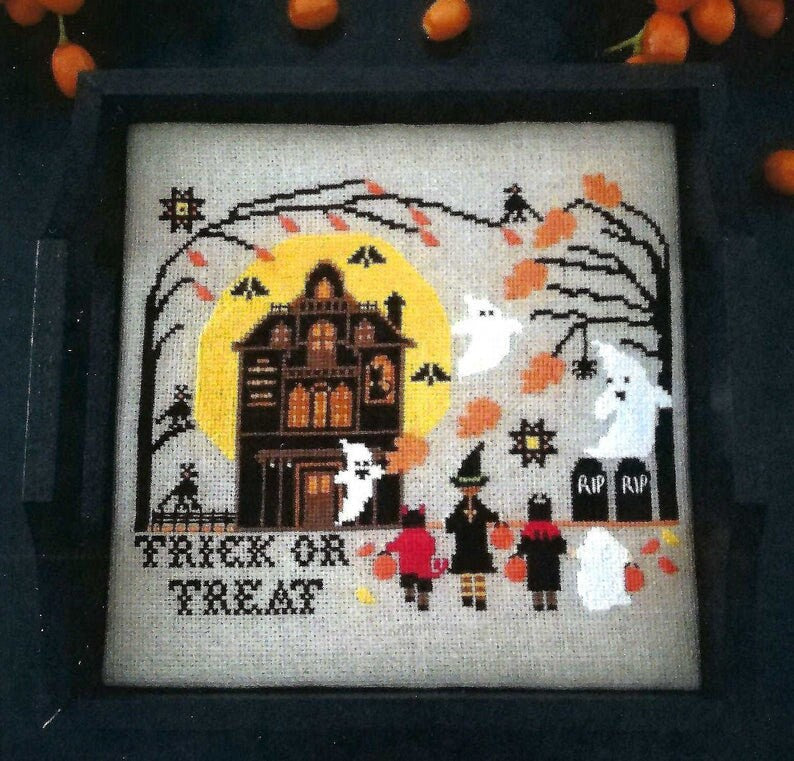 Trick or Treat - Twin Peak Primitives - Cross Stitch Pattern