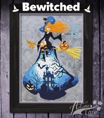 Bewitched - Autumn Lane Stitchery - Cross Stitch Pattern