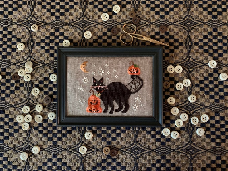 Three Jacks and Cat - Stitches By Ethel - Cross Stitch Pattern