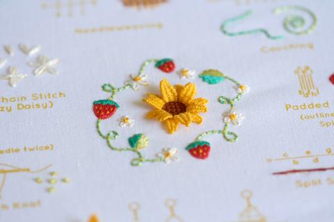 Summer - Embroidery Stitch Sampler Kit