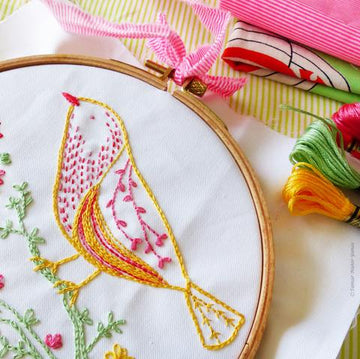 Yellow Bird - Tamar Nahir-Yanai - Embroidery Kit