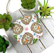 Hedgehog Biscornu (2020 Biscornu of the Month #5) - Tiny Modernist - Cross Stitch Pattern