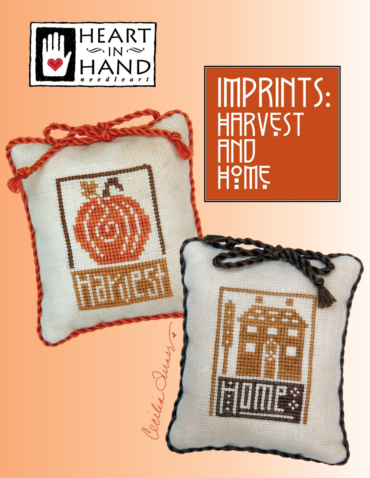 Imprints: Harvest and Home - Heart in Hand - Cross Stitch Pattern