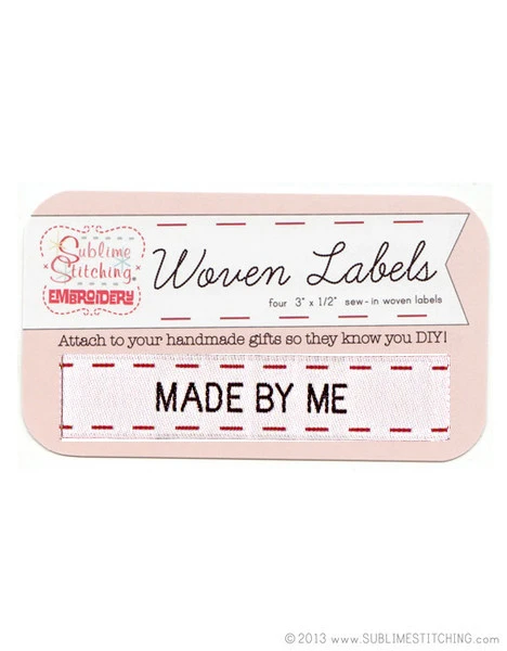 Made By Me Woven Labels - Sublime Stitching