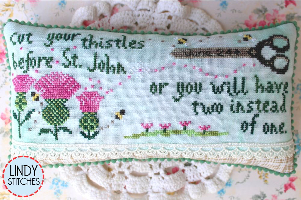 Cut Your Thistles - Lindy Stitches - Cross Stitch Pattern
