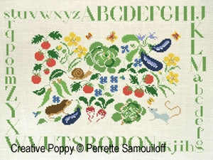 Spring Vegetable Patch - Perrette Samouiloff - Cross Stitch Pattern