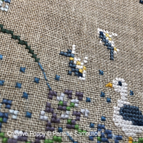 Seaside Wreath - Perrette Samouiloff - Cross Stitch Pattern