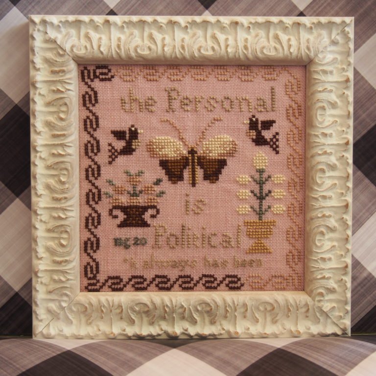 Personal is Political - Bendy Stitchy Designs - Cross Stitch Pattern