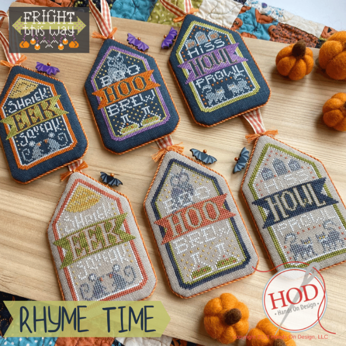 Rhyme Time (Fright This Way #2) - Hands On Design - Cross Stitch Pattern