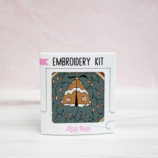 Moth - Holly Oddly - Embroidery Kit