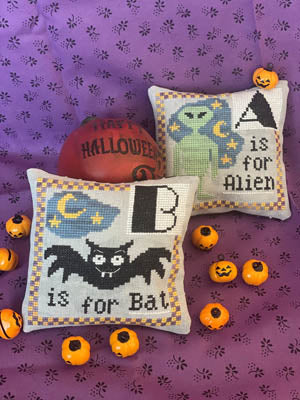 Halloween Alphabet A & B - Romy's Creations - Cross Stitch Pattern