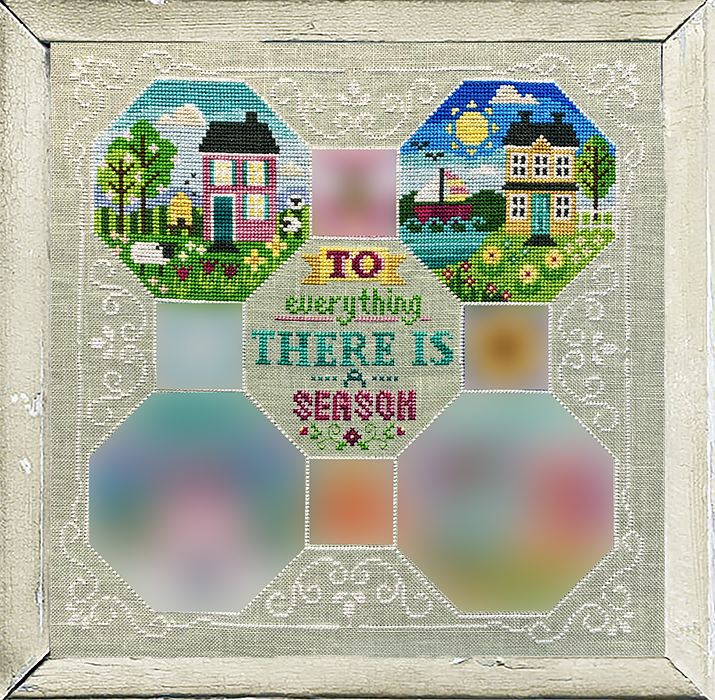 Every Season #3 Summer - Tiny Modernist - Cross Stitch Pattern