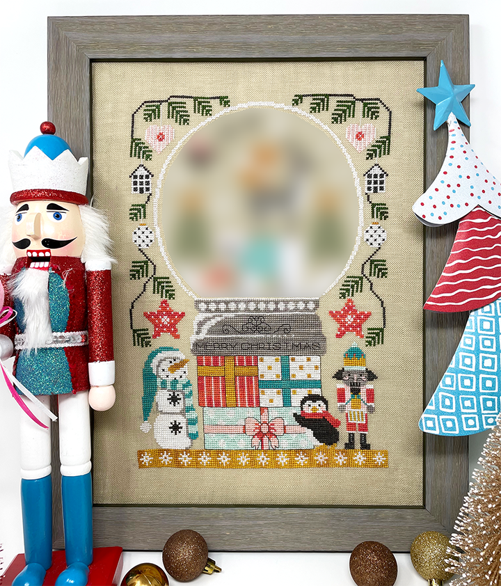 Christmas Snow Globe Part 2 - Tiny Modernist - Cross Stitch Pattern