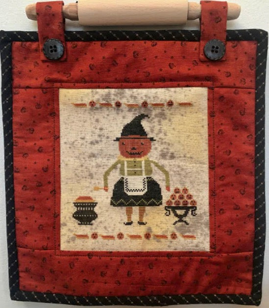 Perdita's Pumpkin Pie - Rebel Stitcher Designs - Cross Stitch Pattern