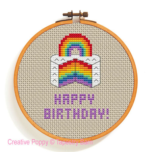 Colourful Cakes Life is Sweet - Tapestry Barn - Cross Stitch Pattern