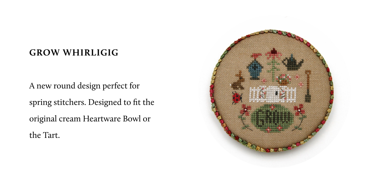Grow Whirligig - Heart in Hand - Cross Stitch Pattern