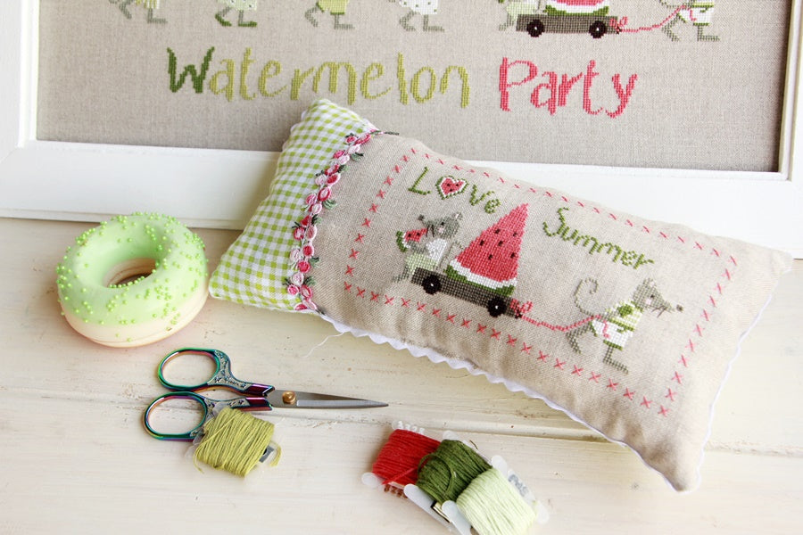 Watermelon Party - Madame Chantilly - Cross Stitch Pattern