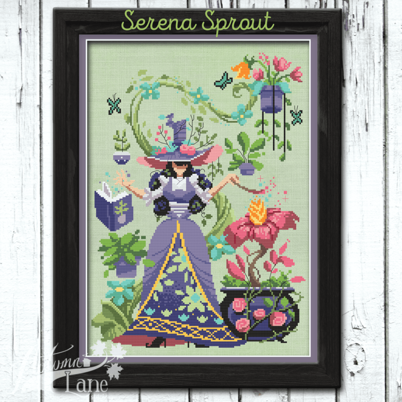 Serena Sprout - Autumn Lane Stitchery - Cross Stitch Pattern