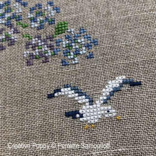 Seaside Wreath - Perrette Samouiloff - Cross Stitch Pattern