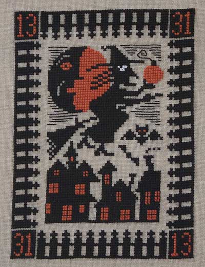 Night Flight - The Prairie Schooler - Cross Stitch Pattern