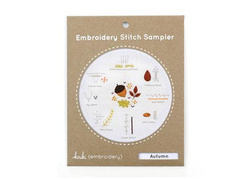 Autumn Embroidery Stitch Sampler - Kiriki Press - Embroidery Kit