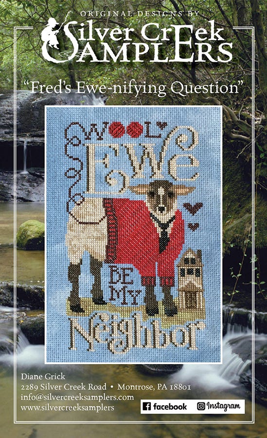 Fred's Ewe-nifying Question - Silver Creek Samplers - Cross Stitch Pattern