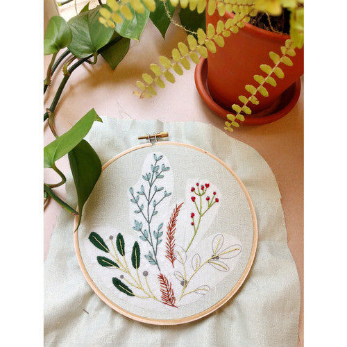 Winter Botanicals Designs Peel, Stick, & Stitch - MCreativeJ - Embroidery Pattern