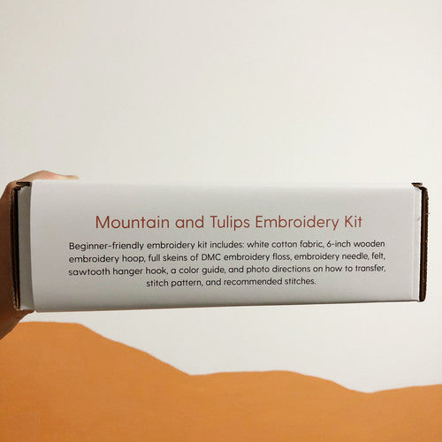Mountain & Tulip Landscape - MCreativeJ - Embroidery Kit