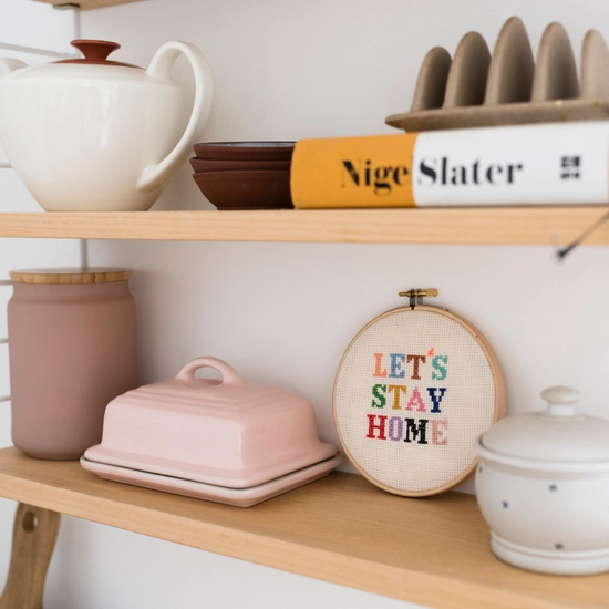 Let's Stay Home - Cross Stitch Kit