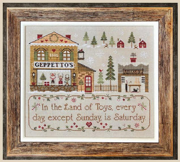 Geppetto's - Little House Needleworks - Cross Stitch Pattern