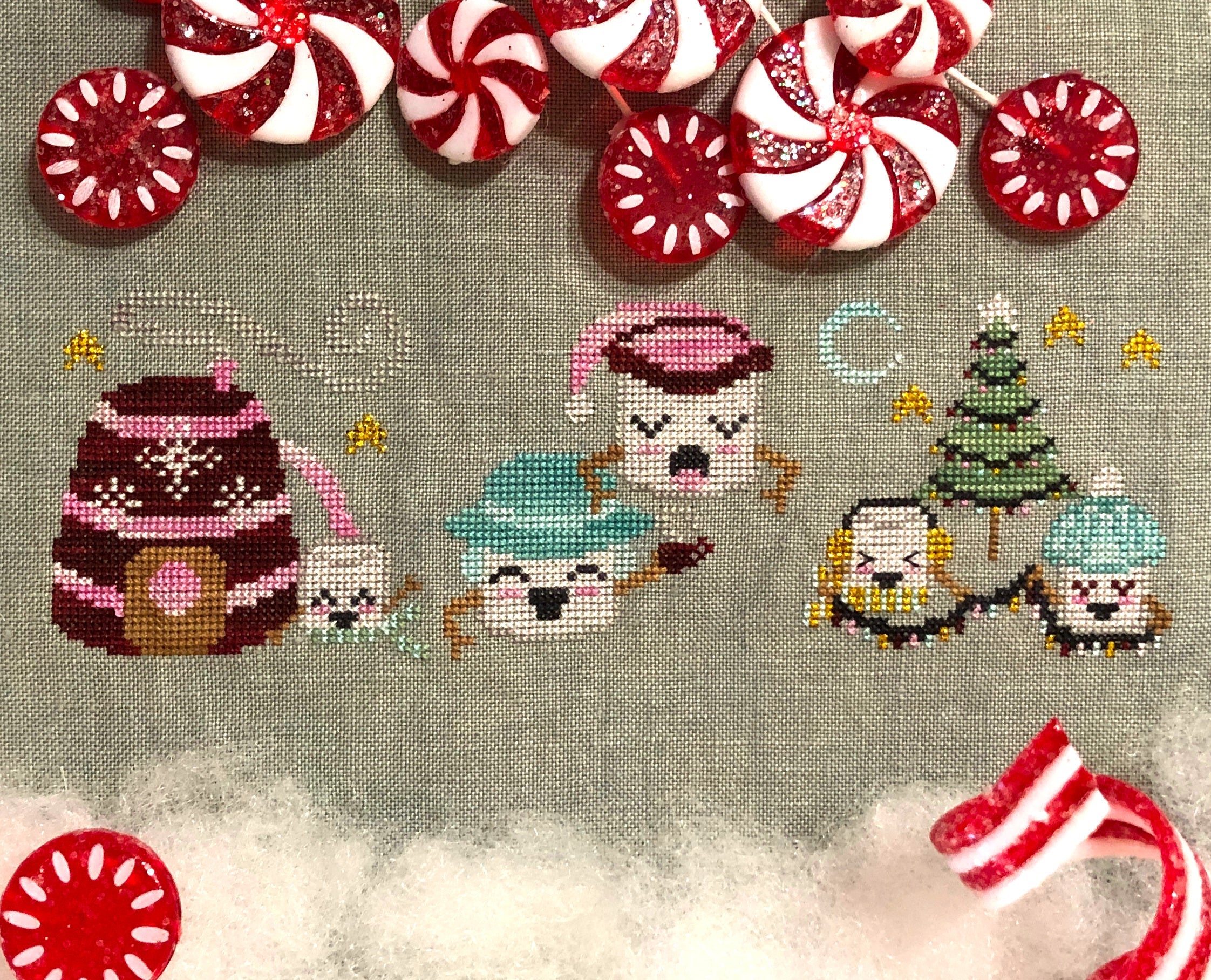 Marshmallow World - Bendy Stitchy Designs - Cross Stitch Pattern