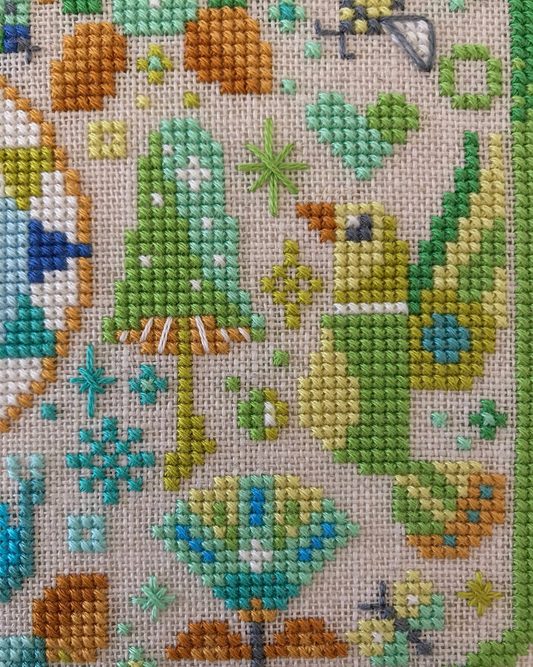 Garden Party Cool - Satsuma Street - Cross Stitch Pattern