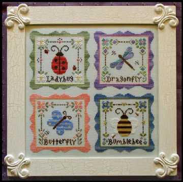 Garden Party - Country Cottage Needleworks - Cross Stitch Pattern